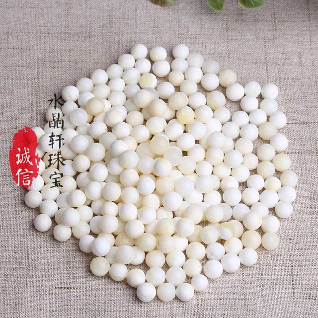 White shell large granules natural white gravel for Fosa seven treasure clothing collection jewelry landscaping handmade ornaments
