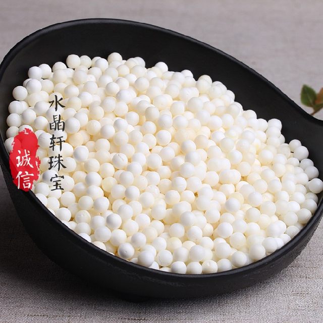 White shell large granules natural white gravel for Fosa seven treasure clothing collection jewelry landscaping handmade ornaments
