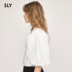 SLY Spring French elegant one-length sweet puff sleeve shirt for women 030HSR30-2450