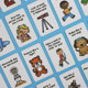 Children's board game brain rest card English word classroom activities parent-child interactive toy desktop puzzle game