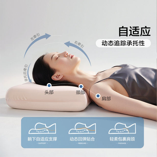 Fu'anna memory foam pillow protects cervical spine and helps sleep deep sleep memory pillow girls low pillow students low adult pillow core