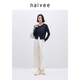 
naivee white straight-leg casual pants for women 25 summer new breathable high-elastic banana pants