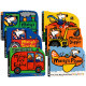Maisy Mouse Bobo original English picture book vehicle shape children's picture book board book Lucy Cousins ​​6 volumes sold together Maisy's Fire Engine/Digger/Train
