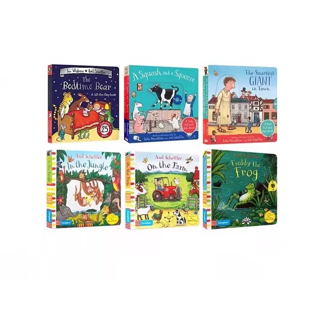 English original The Gruffalo's Child Gruffalo series Pip and Posy Percy and Pip English original picture book Axel Scheffler