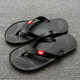 RUBBERSOUL latex soft-soled flip-flops imported from Thailand for men's casual outer wear non-slip waterproof summer beach shoes
