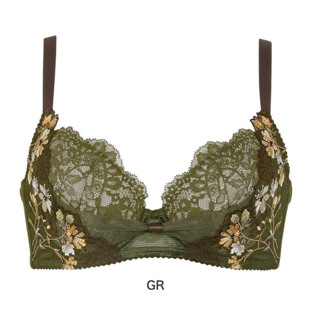Wacoal Japanese embroidery gathered to reduce negative sexy breasts exquisite embroidery elegant underwear 413
