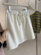 Showing long legs~ American A-line sports short skirt for women! Summer anti-exposure elastic waist to show slim cotton casual skirt