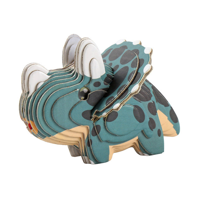 Children's DIY dinosaur 3D three -dimensional puzzle puzzle handmade ...