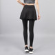 Women's short skirt autumn and winter leggings one-piece slimming skirt a-line skirt black tennis badminton sports outer wear