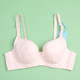 Slight steel ring girl bra thin cotton cup shape student underwear junior high school and high school bra large size C cup underwear