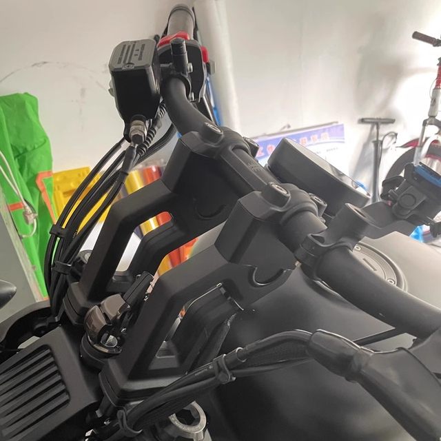 Suitable for Zongshen Punk CVT190 modified faucet raised handlebar heightened base handlebar heightening code accessories