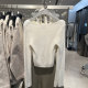UR domestic purchasing agency 2024 autumn women's fashion fake two-piece halter neck slim soft waxy sweater UYV940022