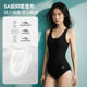 Li Ning swimsuit women's 2025 new one-piece triangle professional racing swimsuit sports hot spring girl swimsuit