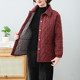 
Middle-aged and elderly mothers' clothing, velvet thickened cotton-padded clothes, winter new floral fashionable grandma's small cotton-padded jacket for women