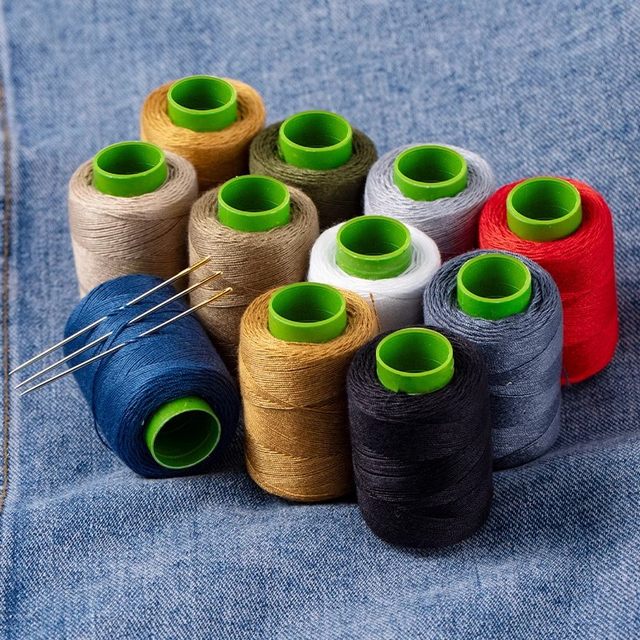 Sewing thread roll Household hand-sewing thread black and white thread patch sewing clothes needle and thread color pagoda thread