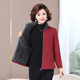 Middle-aged and elderly autumn and winter clothes for female mothers plus fat plus large size fleece jacket plus velvet thick grandma to put cotton coat for elderly