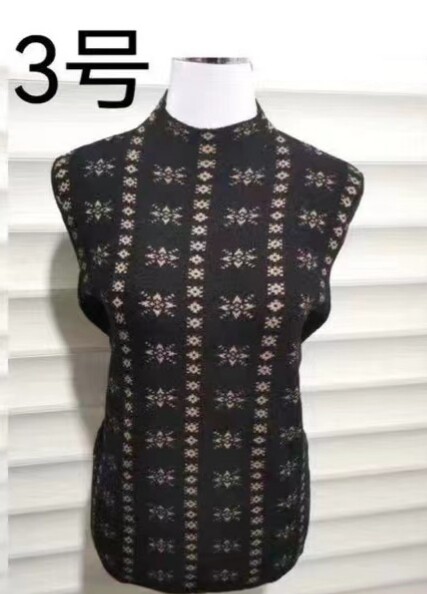 Large size half-high neck knitted base shirt mink velvet warm top fashionable inner wear mother's long-sleeved sweater
