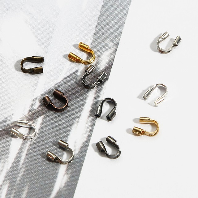 White K color U-shaped wire buckle closing buckle horseshoe buckle handmade diy homemade necklace bracelet jewelry material package accessories