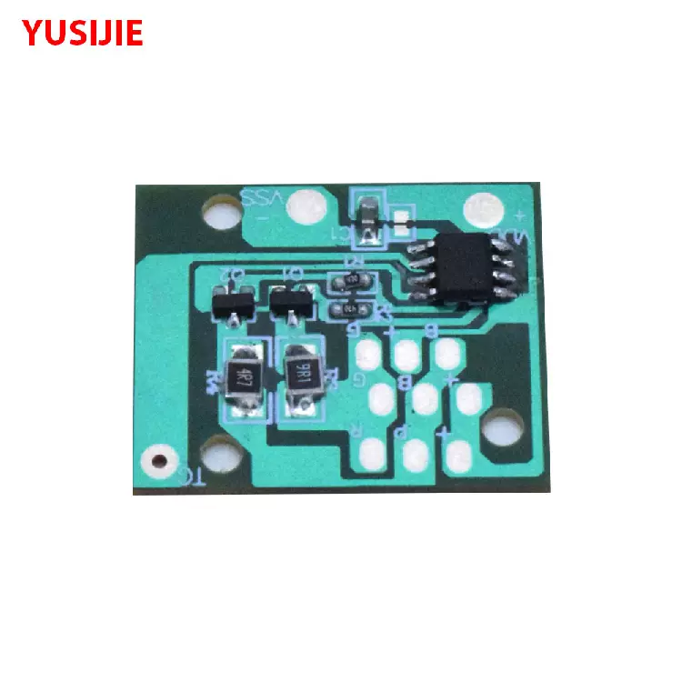智能单键触摸led闪灯模块红蓝绿爆闪对闪切换