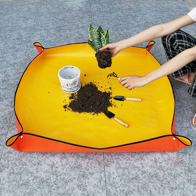 Gardening floor mats, home gardening waterproof soil changing mats, succulent plant mixing soil, repotting and repotting, planting operation flower mats