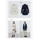 KBNE windbreaker jacket women's spring and autumn design mid-length top new small popular coat