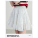 White lace skirt cake skirt for women KBNE2025 summer new skirt small temperament French short skirt