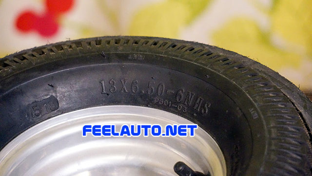 13x6.50-6 Kart Road Tire PE Drift Ring