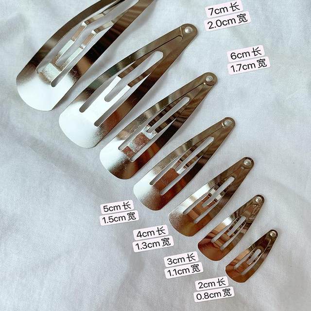 South Korea imported BB clamp water drop clip series and stainless steel series two handmade DIY bangs broken hair baby clip