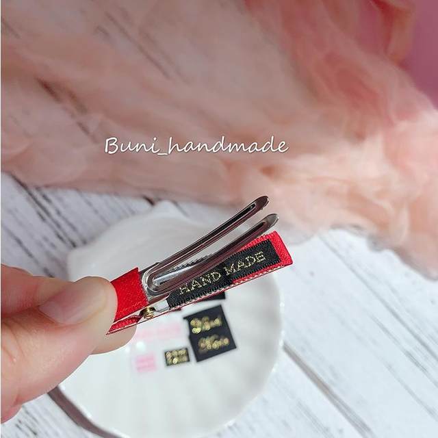 Buny imported from Korea versatile handmade woven label patch trademark handmade DIY jewelry hairpin hairband decoration