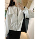 Large size women's anti-wrinkle casual American baseball uniform fat MM autumn loose jacket jacket