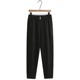 Extra large size mother's spring and autumn long pants casual high-waisted pants for middle-aged and elderly grandmothers small feet straight pants thick women