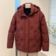 Winter mother's clothing warm thickened down jacket loose coat middle-aged and elderly hooded zipper comfortable top for the elderly women
