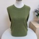New autumn and winter mother suit solid color knitted sweater loose round neck pullover long sleeve middle-aged and elderly base shirt top for women