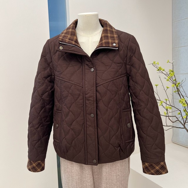 New winter new warm cotton coat for middle-aged and elderly people solid color old lady and grandma thickened cotton coat mother's top