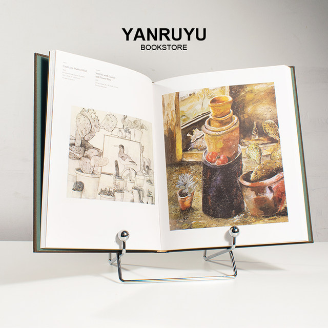 Lucian Freud green plant specimen art album flower gardening English ornaments real book home decoration