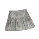 Design versatile side strap bow high waist ink printed ruffle cake skirt skirt short skirt women