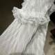 
2025 spring white mid-length skirt gauze A-line skirt cake skirt trendy texture puffy skirt age-reducing layering and gentle