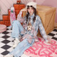 Spring girl bow off-shoulder tie sports style printed letters American style loose fur plaid color block shirt