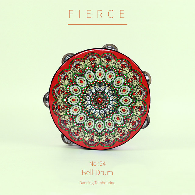 Xinjiang dance tambourine kindergarten Orff percussion instrument teacher grade examination special hand drummer rattle tambourine