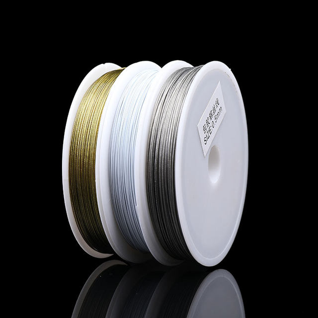 Inelastic plastic wrap soft wire wire beaded lead pin thin wire necklace wire bracelet DIY accessories material