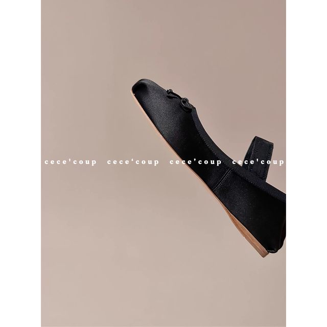 cece'coup hits the girl's heart! Bow flat ballet shoes princess shoes for women