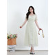 
Xia Dada Large Size Women's Clothing French Gentle Pure Sweet Pure Dress First Love White Moonlight Long Skirt