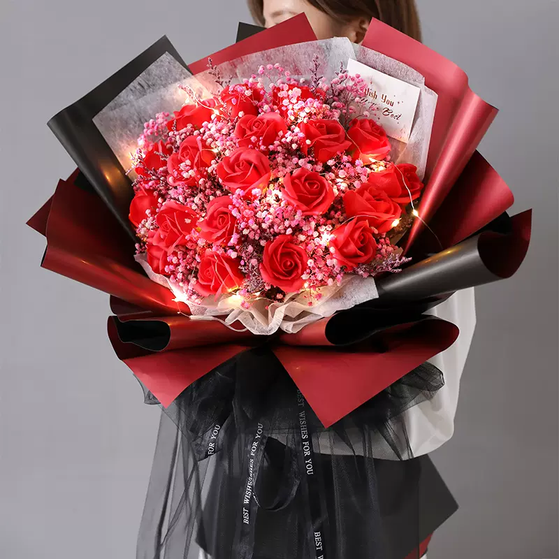 满天星告白花束生日礼物女生送女友老婆闺蜜少女心浪漫情人 满天星告白花束生日礼物女生送女友老婆闺蜜少女心浪漫情人