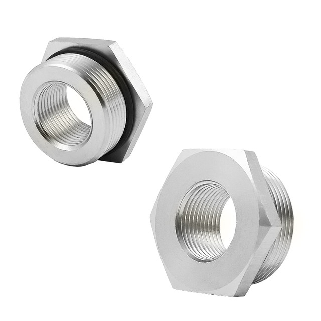 Stainless steel core-filling reducing diameter 304316 conversion joint reducing diameter inner and outer wire M25-M20G thread 1 inch 6 minutes 4 minutes