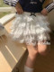 Large size spring sweet lace spliced ​​cake skirt to make you look slim and versatile short skirt skirt fat MM

