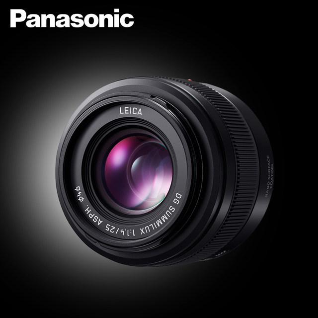 Panasonic XA025 25mm/F1.4 large aperture portrait standard fixed-focus lens M43 baffle