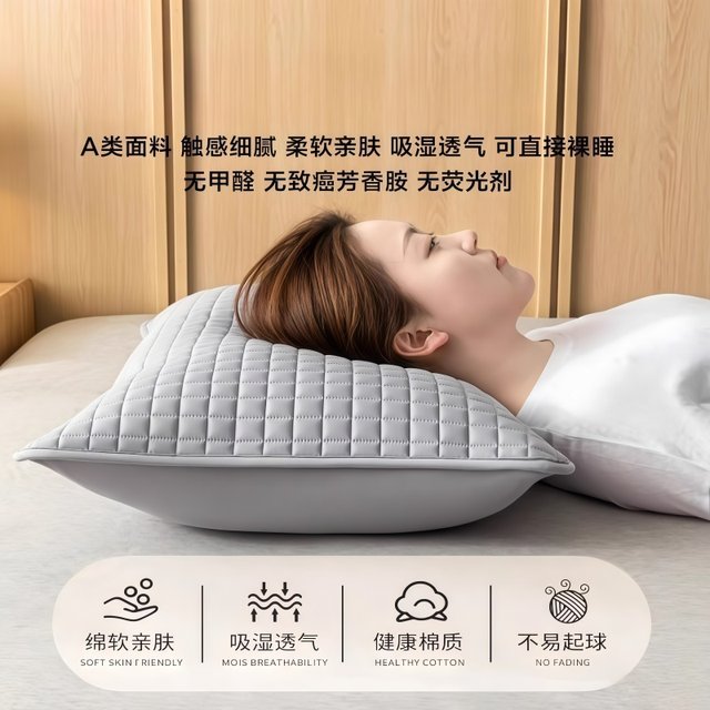 Hotel sweat -proof pillow pillow core protective layer A pair of pupae -proof head -proof cotton cotton cotton dirty pillow core pillow protective cover
