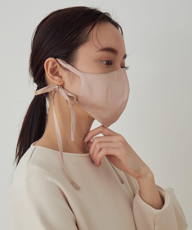 不退换!日本人气牌21ss 高品质全真丝时尚长系带口罩