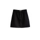 Denim short skirt for women 2025 summer Korean version high waist large size versatile slim small A-line hip skirt trendy