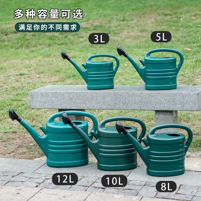 5-14L sprinkler bottle for watering flowers, household new material plastic thickened construction site pot, gardening sprinkler bucket, classic vegetable garden watering